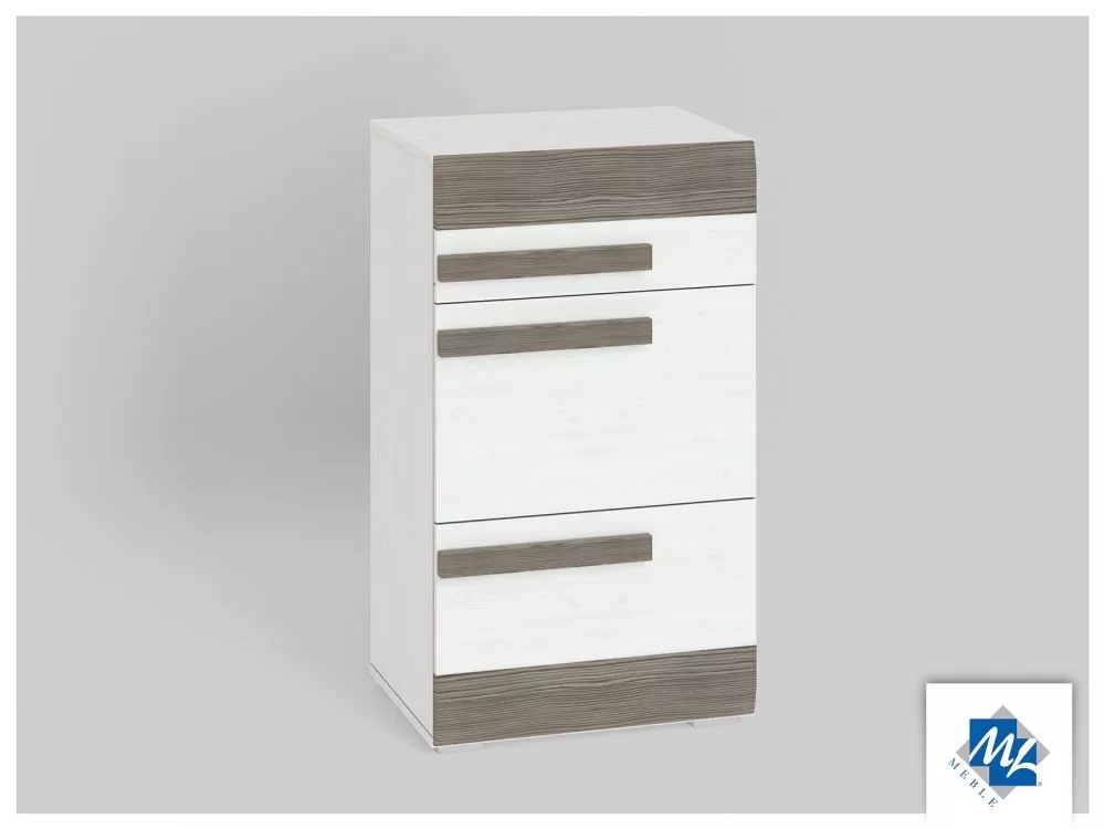 Apavu plaukts Blanco 20 Korpusa krāsa: balināta priede, · 55 × 96 × 42 cm