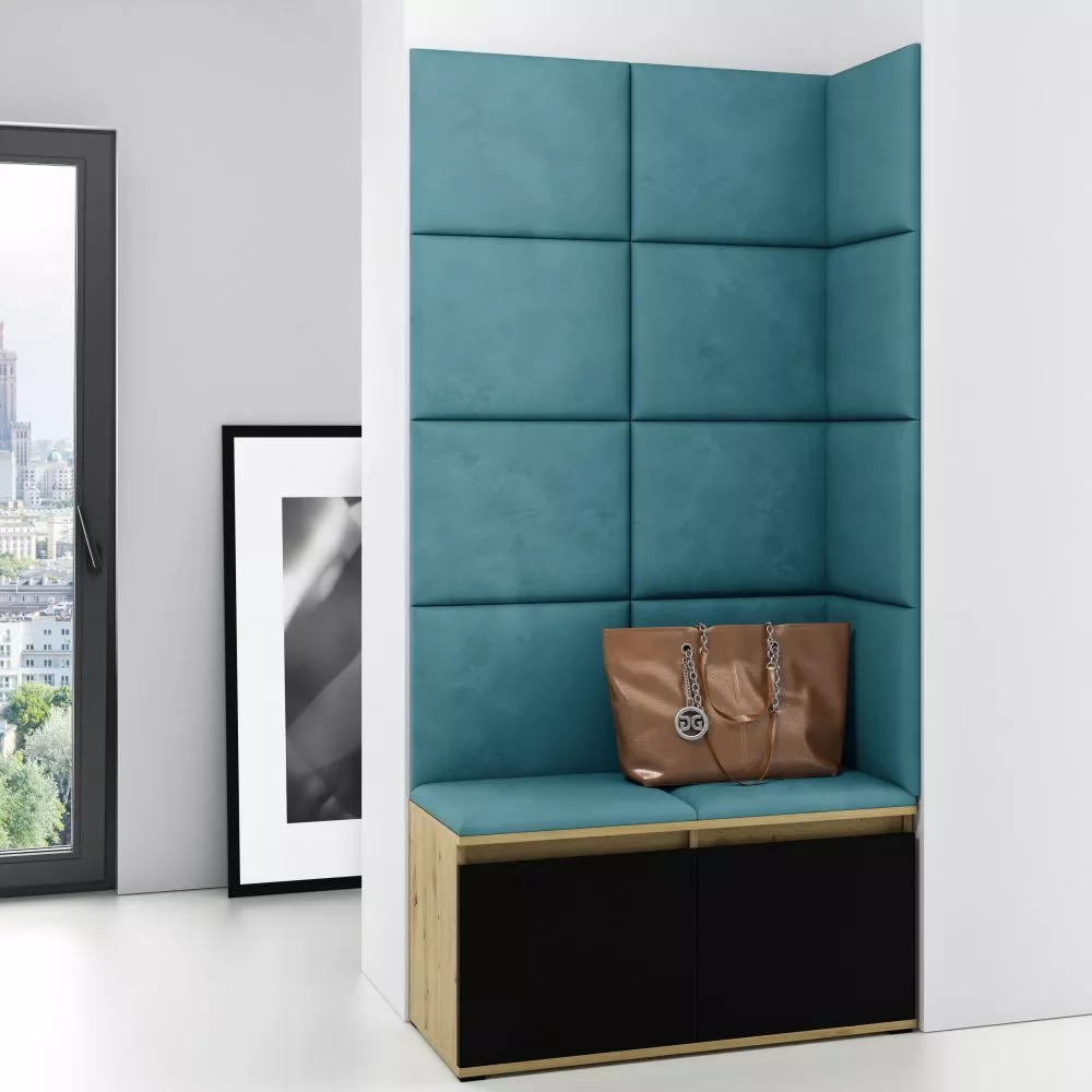 Apavu plaukts Emi 2 Trinity Korpusa krāsa: ozols artisan + melns, · 100 × 170 × 40 cm
