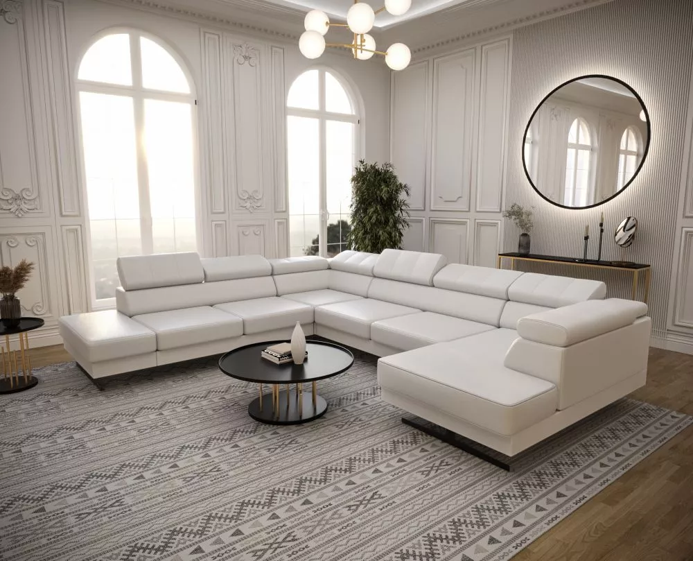 Dīvāns Emporio Max 2 Standard · Balts · 300 × 350 × 79 cm
