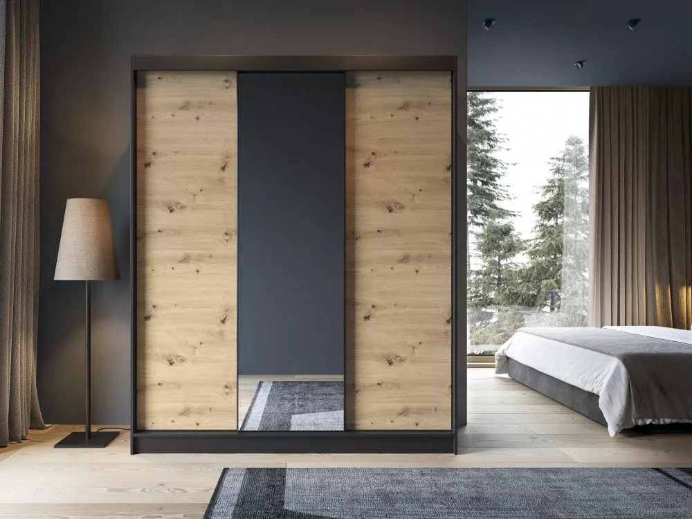 Skapis Esville Premium · 180 × 60 × 220 cm