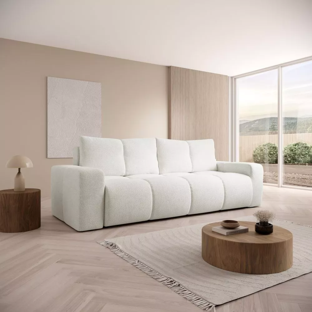 Dīvāns Soho Sofa standard · Gaišais krēms · 99 × 259 × 91 cm