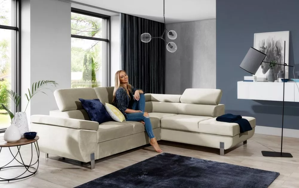 Dīvāns Annabelle Modern Standard · Krēma · 221 × 271 × 76 cm