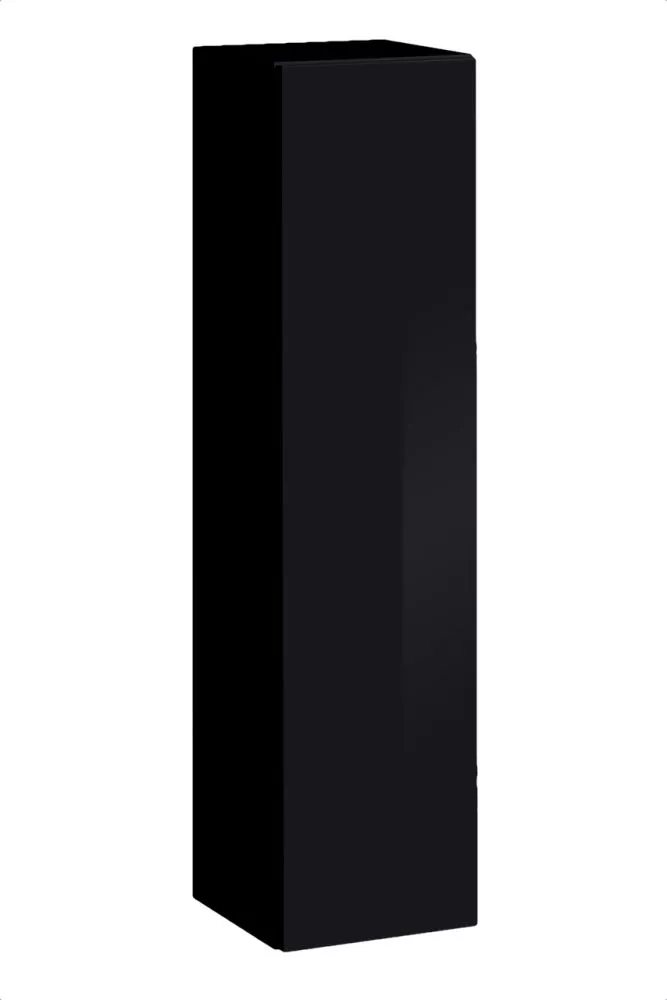 Plaukts Switch SW2 · Melna · 30 × 120 × 30 cm