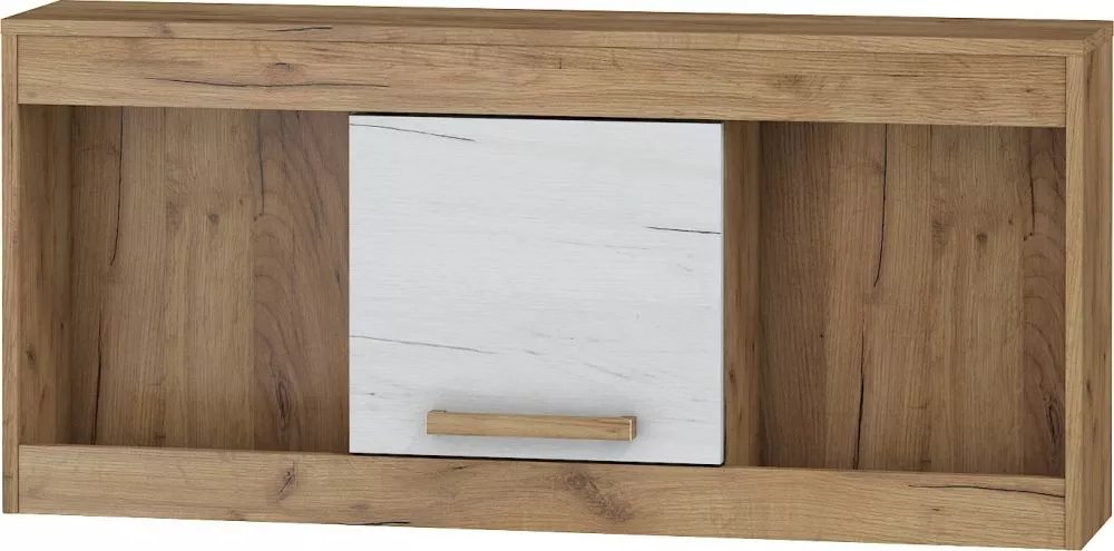 Plaukts Maximus MXS 21 · Zelts ozols + balts ozols · 110 × 50.2 × 21.8 cm
