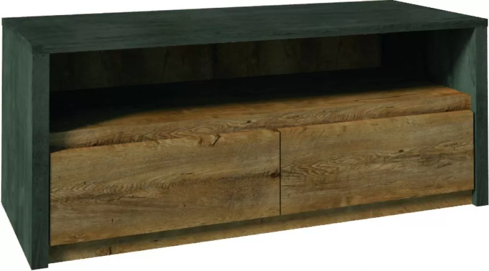 TV tumba Montana RTV · Ozols lefkas + pēlēks · 130 × 53 × 53 cm