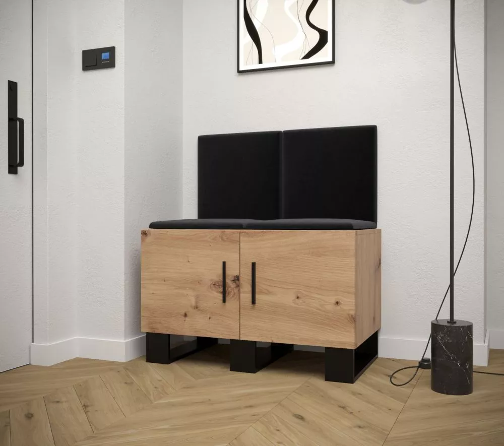 Apavu skapis Artin 19 Korpusa krāsa: ozols artisan, · 84 × 45.6 × 95 cm