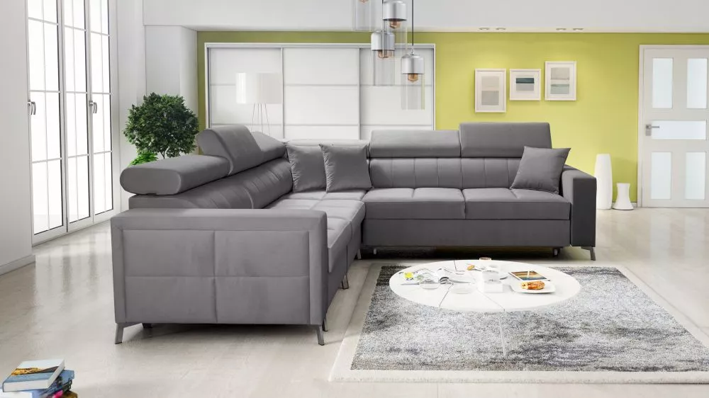 Dīvāns Side 4 Standard · Pelēks · 270 × 275 × 83 cm