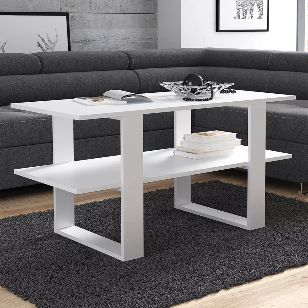 Žurnālgalds Kira Korpusa krāsa: balts, · 120 × 55 × 60 cm
