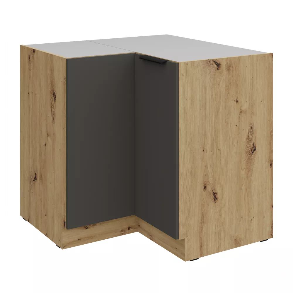 Virtuves skapis Aria Graphite 90x90 DN 2F BB