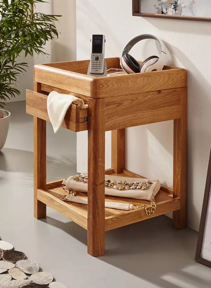 Žurnālgalds Gialo 03 · Ozols · 40 × 40 × 40 × 60 cm