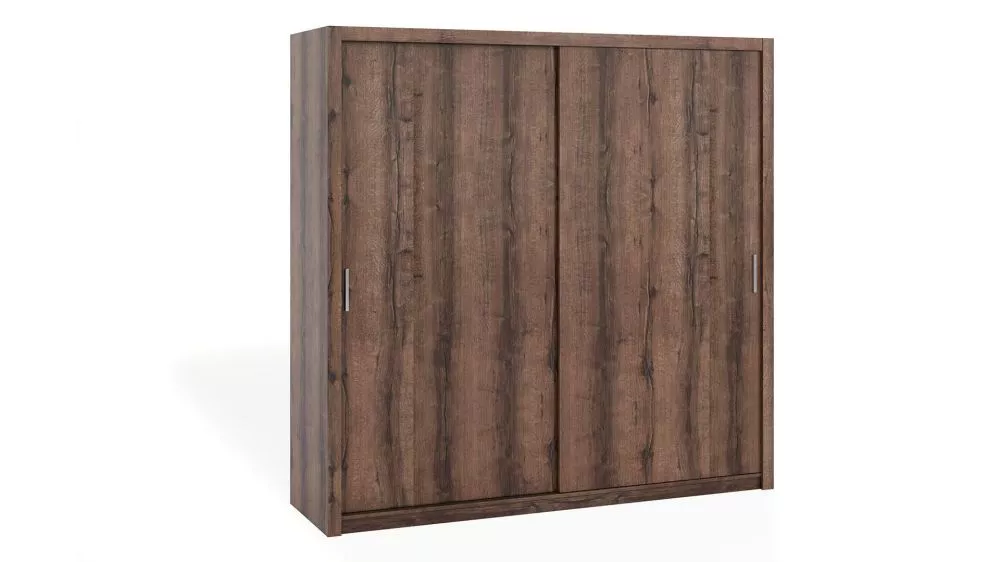 Skapis Bono BO SZ · Tumšais ozols · 220 × 62 × 215 cm