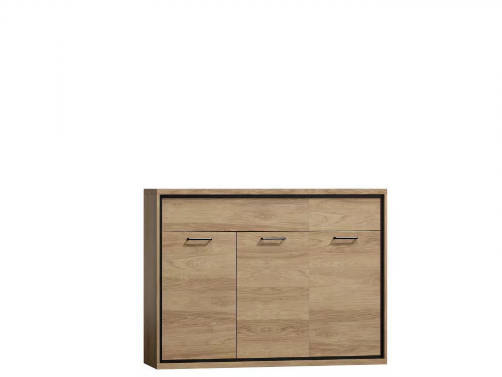 Kumode Mediolan M7 · Dabīgs hickory · 135 × 41 × 101 cm