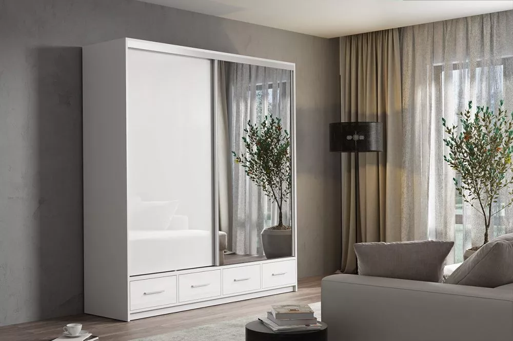 Skapis Lopez ar LED · 200 × 62 × 245 cm