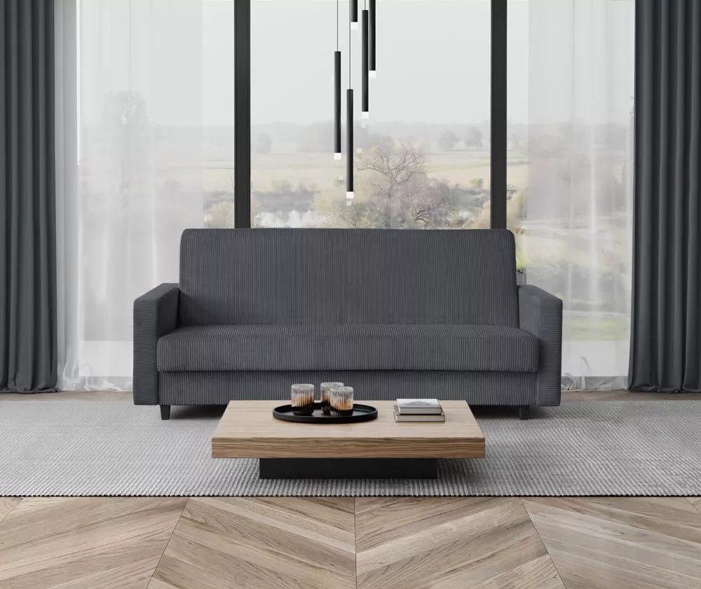 Dīvāns Tango New 3S Standard · Antracīts · 90 × 215 × 94 cm