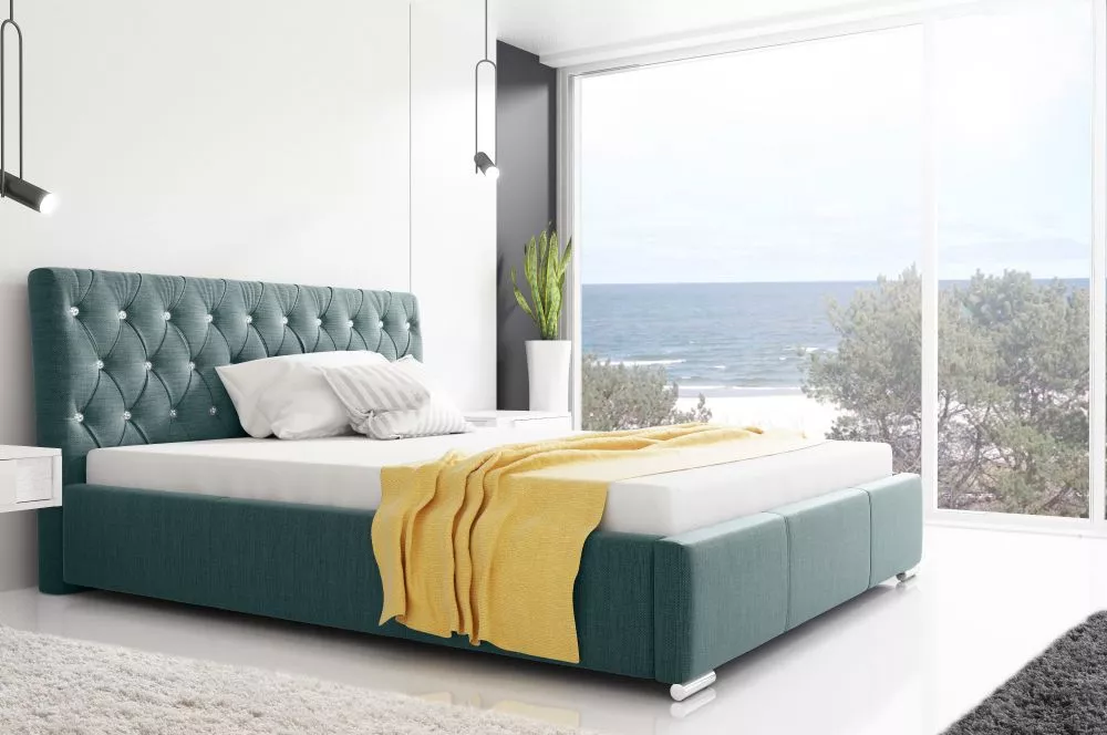 Gulta Retro Premium standard ar stelāžu Guļamvietas platums: 160 cm, Guļamvietas garums: 200 cm, stelāžas tips: metāla, 
