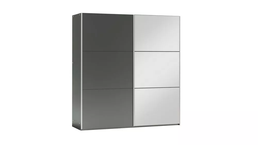 Skapis Vigo Classic · Grafīts · 225 × 65 × 215 cm
