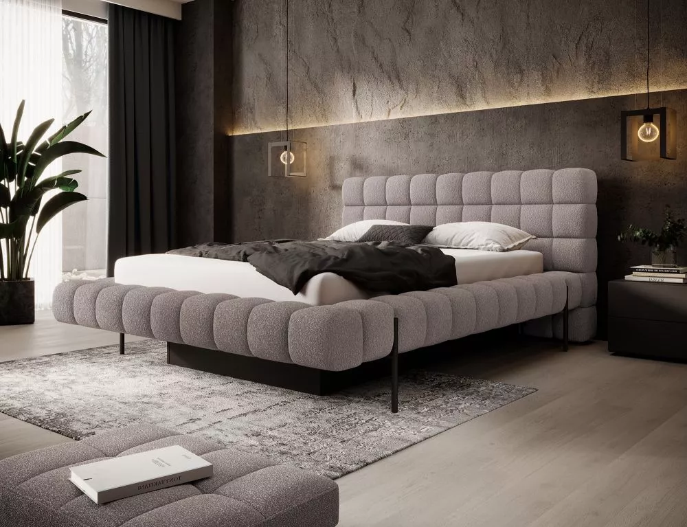 Gulta Magentta Premium Standard ar stelāžu Guļamvietas platums: 140 cm, Guļamvietas garums: 200 cm, stelāžas tips: metāl