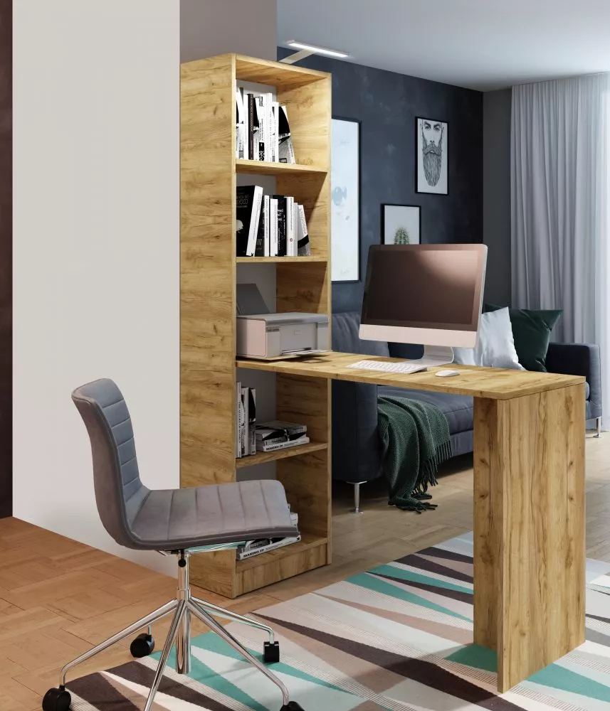 Galds Smart B-1 · Ozols craft zelts · 125 × 183 × 50 cm