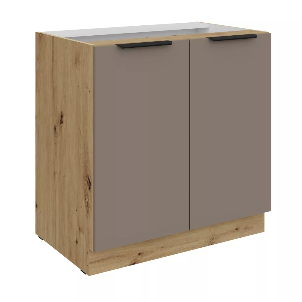Virtuves skapis Aria Sandgrau 80 D 2F BB