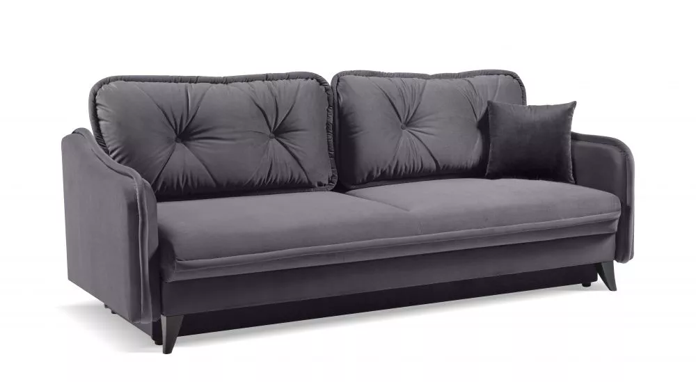 Dīvāns Marmaris standard · Grafīts · 93 × 225 × 85 cm