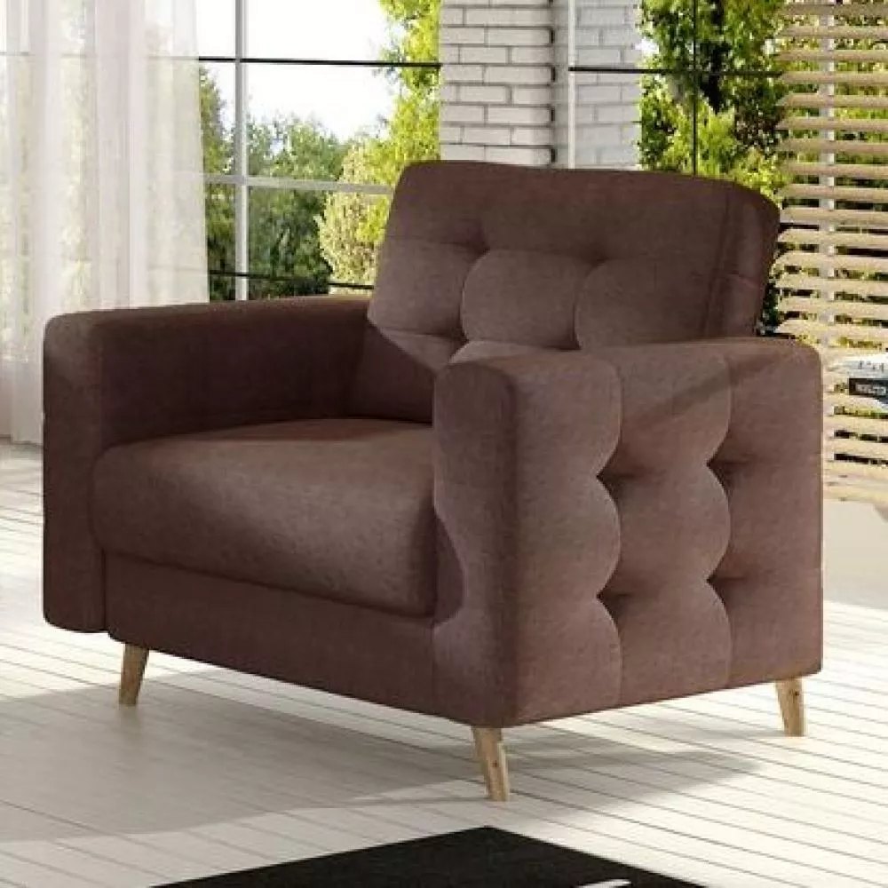 Mīksts krēsls Asgard 1S standard · Brūns · 107 × 92 × 86 cm