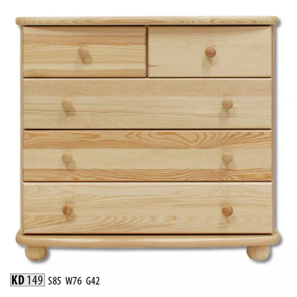 Kumode KD 149 · Priede · 85 × 42 × 76 cm