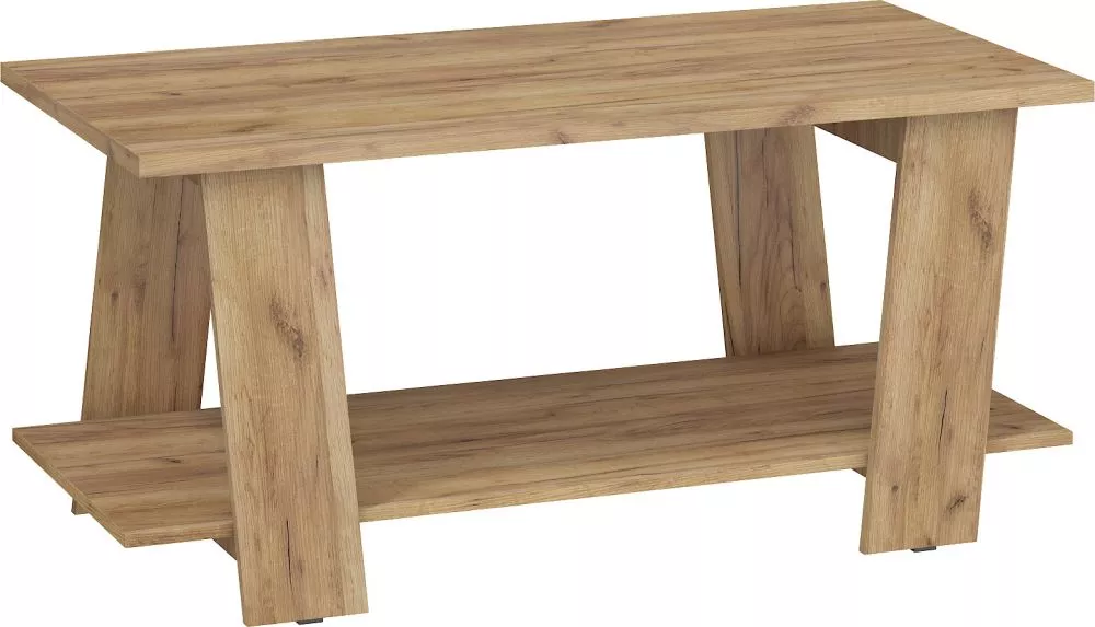 Žurnālgalds Via 02 · Zelts ozols · 120 × 60 × 56 cm