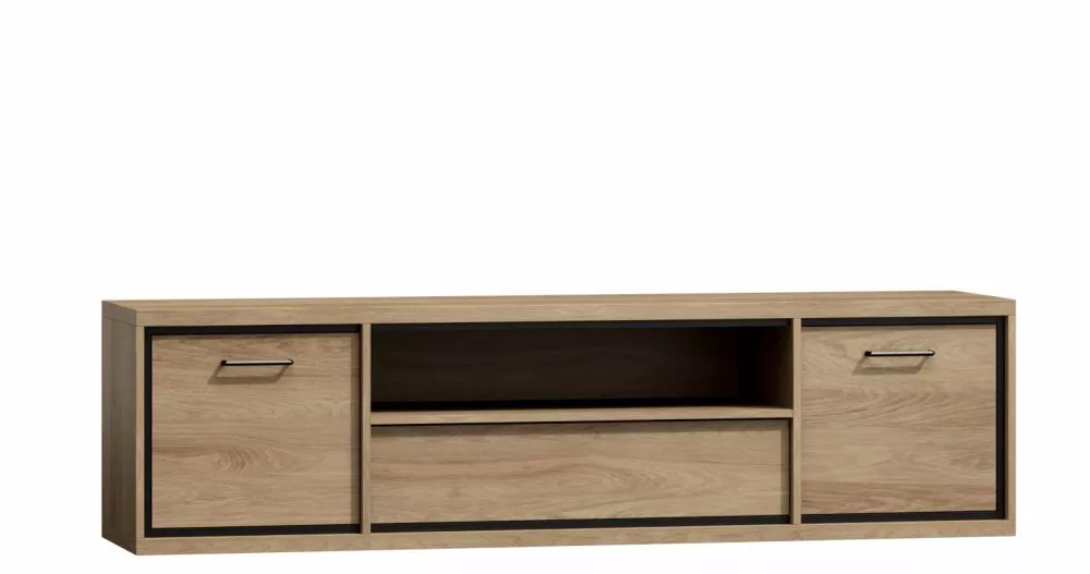 TV tumba Mediolan M13 · Dabīgs hickory · 181 × 41 × 47.5 cm
