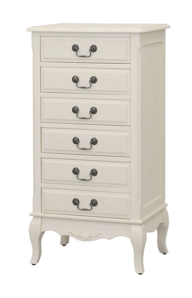 Kumode Dijon DI42 · Krēma · 53 × 40 × 102 cm