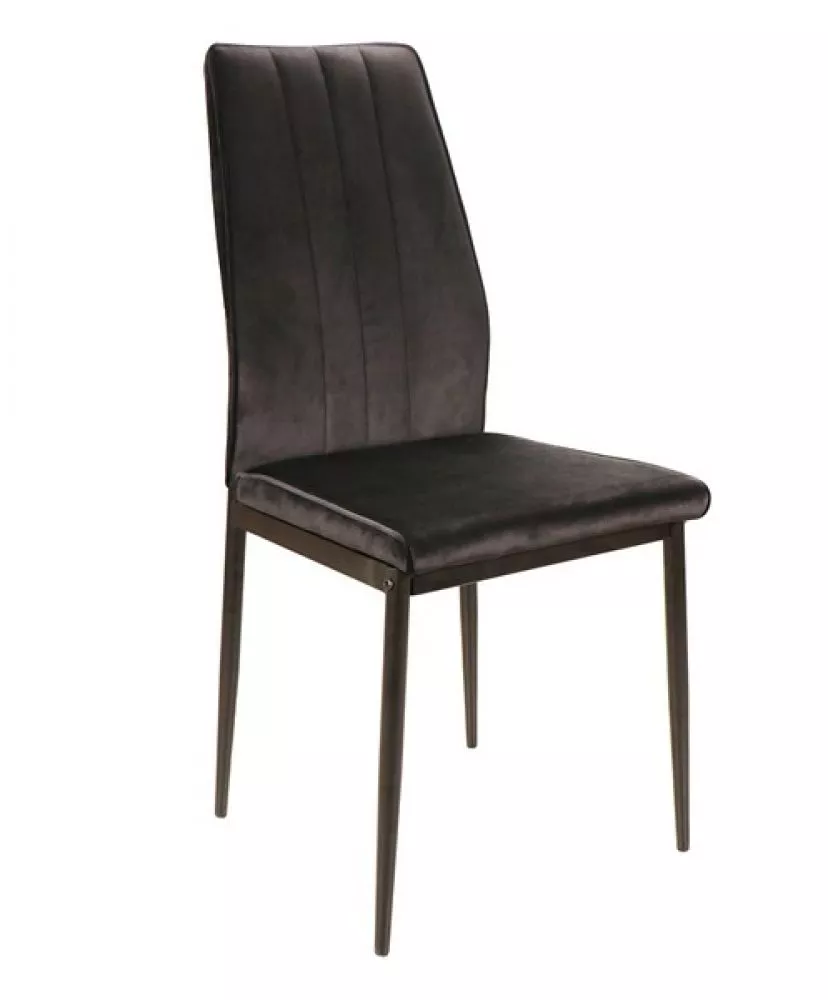 Krēsls Atom Velvet · Melns · 93 × 44 × 39 cm