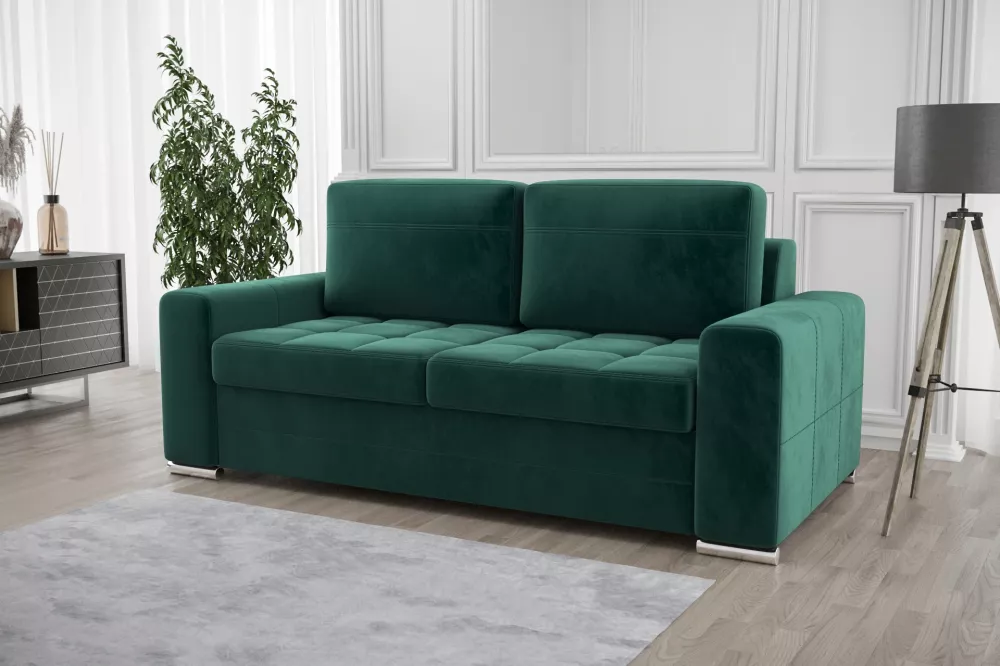 Dīvāns Verona 4 Sofa Standard · Zaļš · 100 × 205 × 82 cm