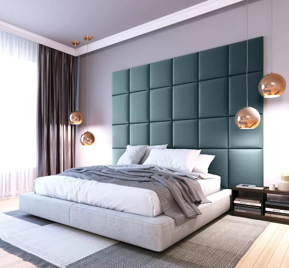 Panelis Quadratta 240x180 · Zila · 240 × 180 cm