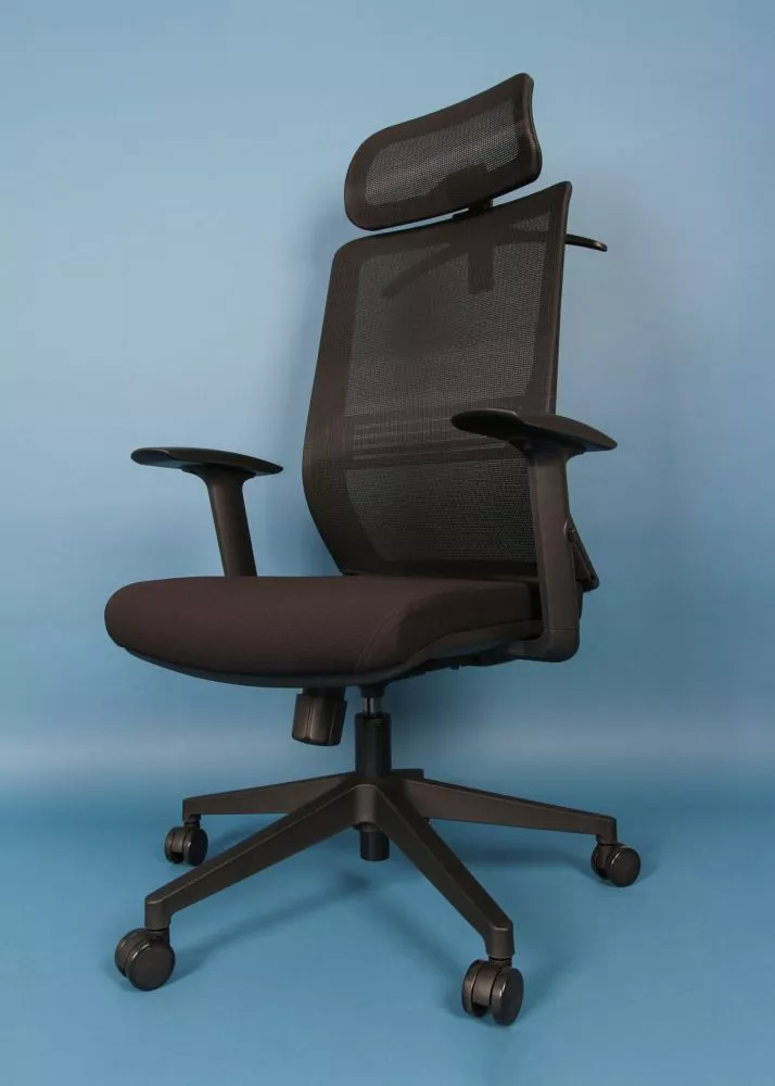 Datorkrēsls Asos Korpusa krāsa: melns, Elementu krāsa: melns, Sēdvietas platums: 47 cm, · 64 × 63 × 112 cm