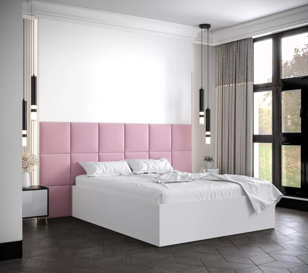 Gulta Bella 4 ar stelāžu Guļamvietas platums: 160 cm, Korpusa krāsa: balts, Guļamvietas garums: 200 cm, stelāžas tips: k