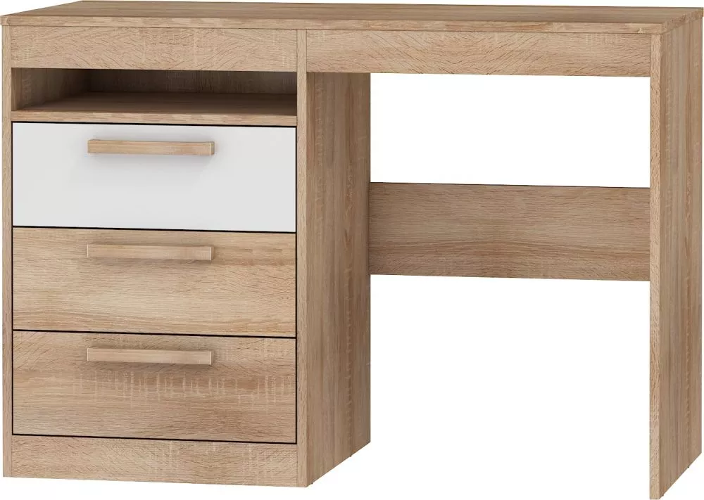 Galds Maximus MXS 03 · Sonoma + balts spīdums · 110 × 77 × 50 cm