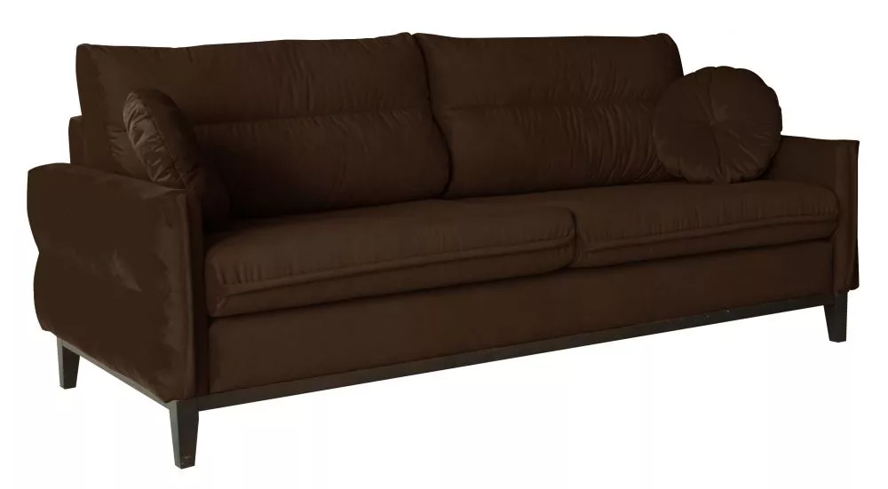 Dīvāns Bellano 2 Standard · Tumši brūns · 94 × 218 × 95 cm