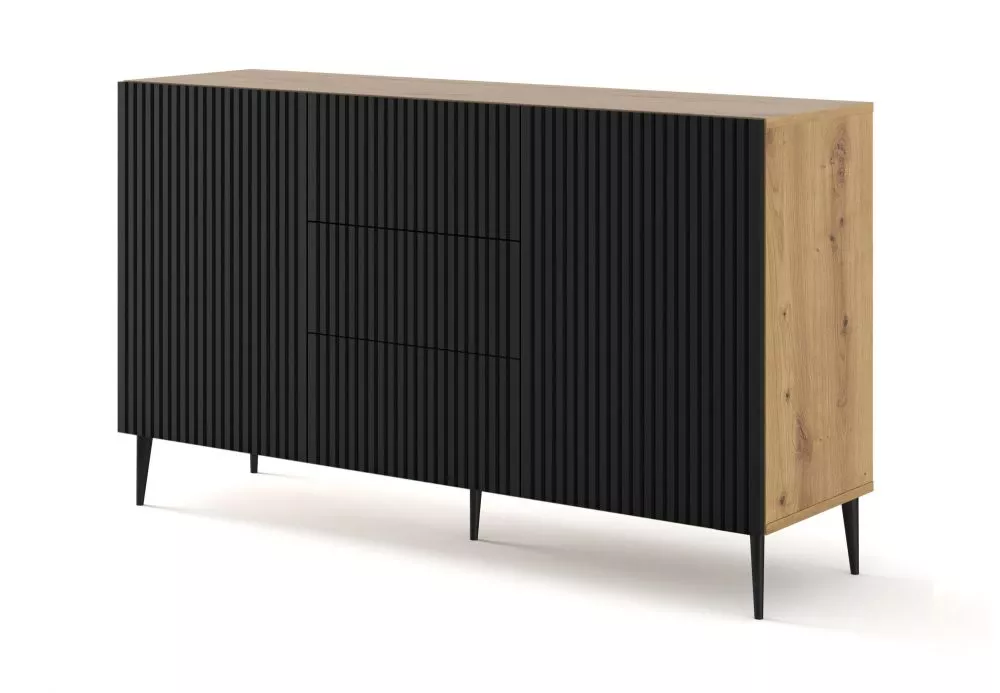 Kumode Ravenna B Black K2D3S · 149.7 × 41.8 × 86.9 cm