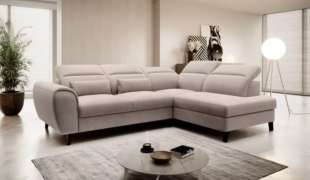 Dīvāns Noble Relax Standard · Bēšs · 201 × 255 × 83 cm