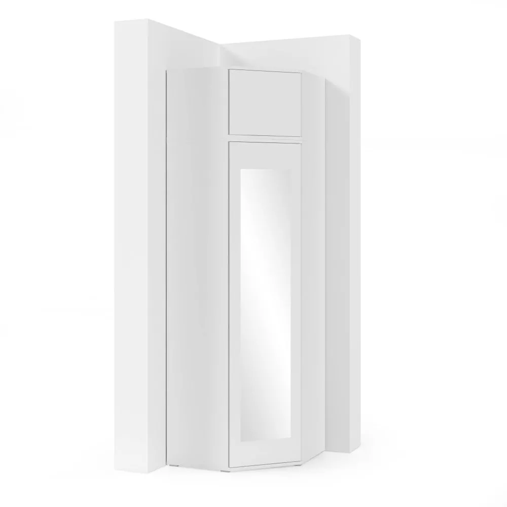 Skapis Corner Wardrobe L Premium · 70 × 70 × 225 cm