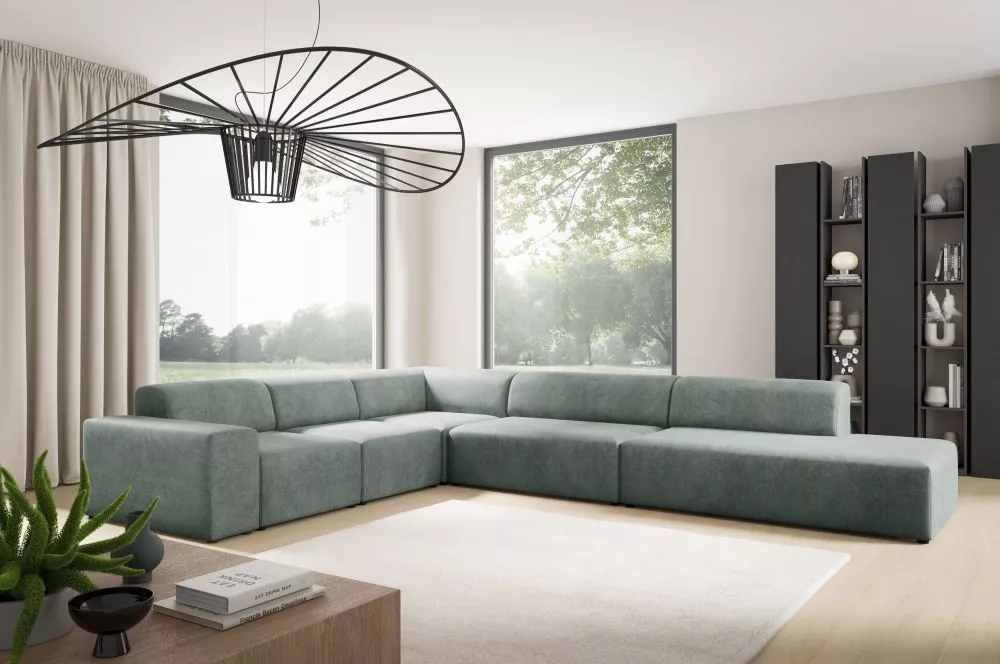 Dīvāns Modullo XL Premium Standard · Pelēks · 284 × 382 × 70 cm