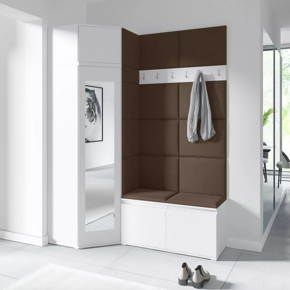 Apavu plaukts Emi 37 Trinity Korpusa krāsa: balts, · 170 × 225 × 70 cm
