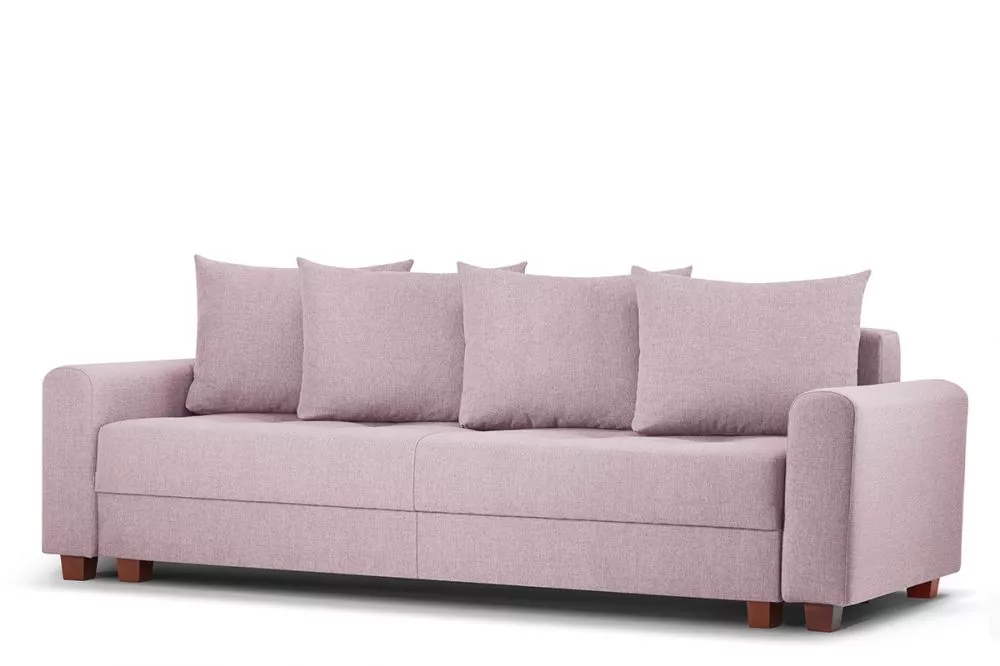Dīvāns Revo Sofa Standard · Rozā · 100 × 233 × 88 cm