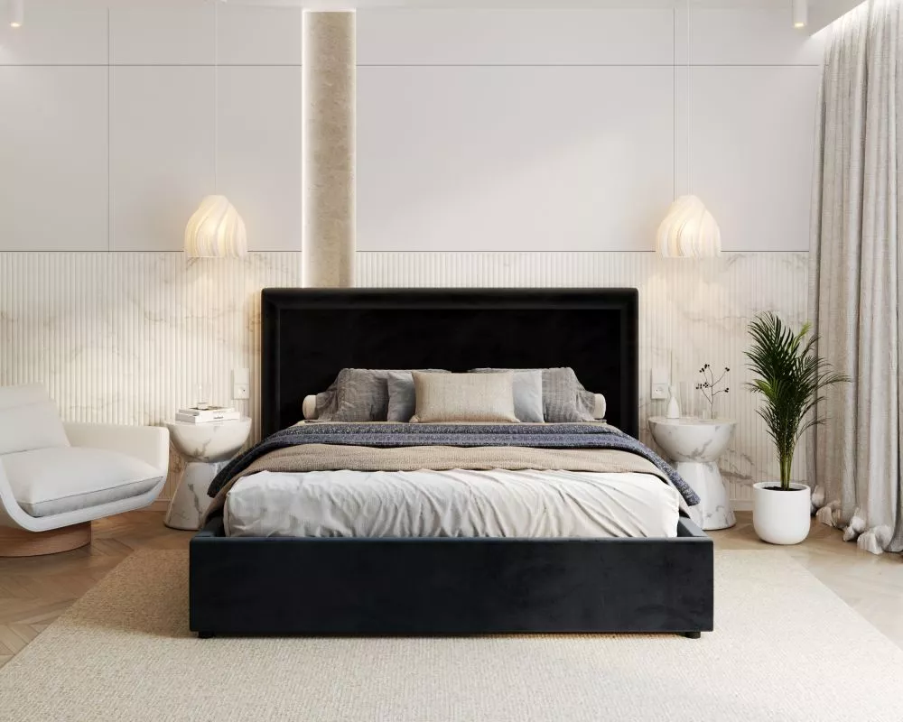 Gulta Nobile Premium Standard ar stelāžu Guļamvietas platums: 160 cm, Guļamvietas garums: 200 cm, stelāžas tips: metāla,