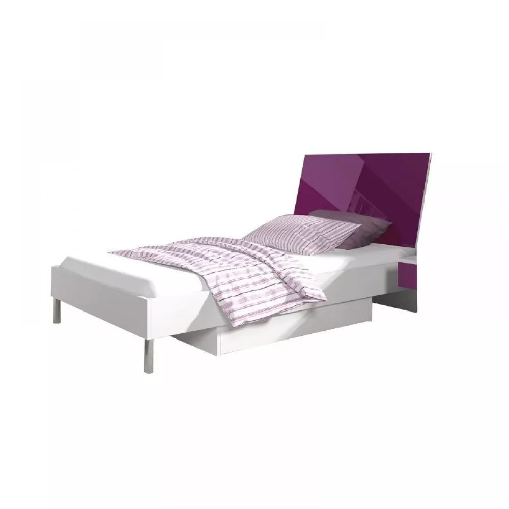 Gulta Raj 3 90x200 ar stelāžu Guļamvietas platums: 90 cm, Korpusa krāsa: balts, Guļamvietas garums: 200 cm, · 94 × 220 ×