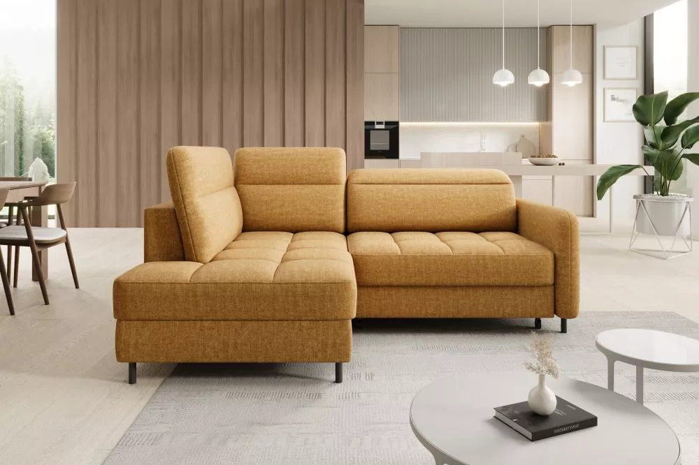 Dīvāns Barea Classic Standard · Dzeltens · 160 × 208 × 91 cm