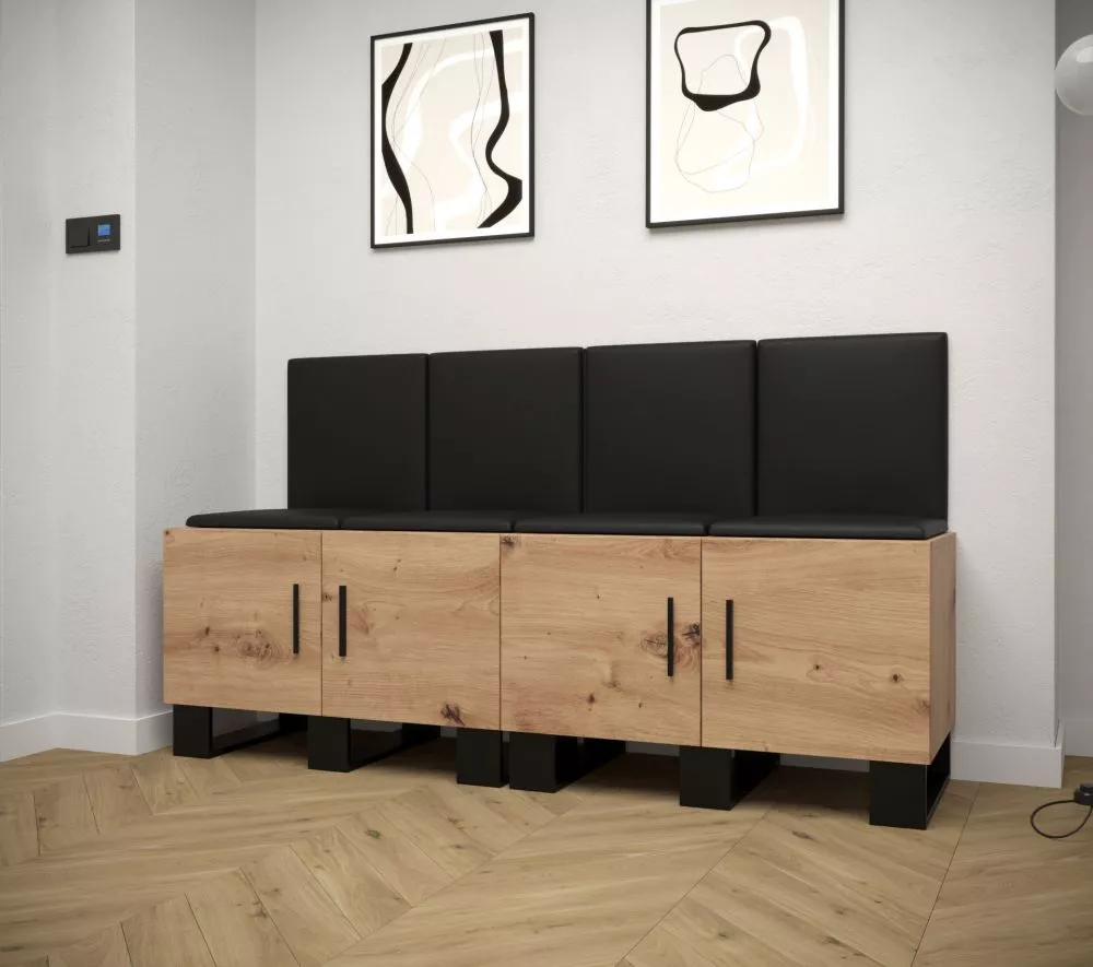 Apavu skapis Artin 20 eco Korpusa krāsa: ozols artisan, · 168 × 45.6 × 95 cm