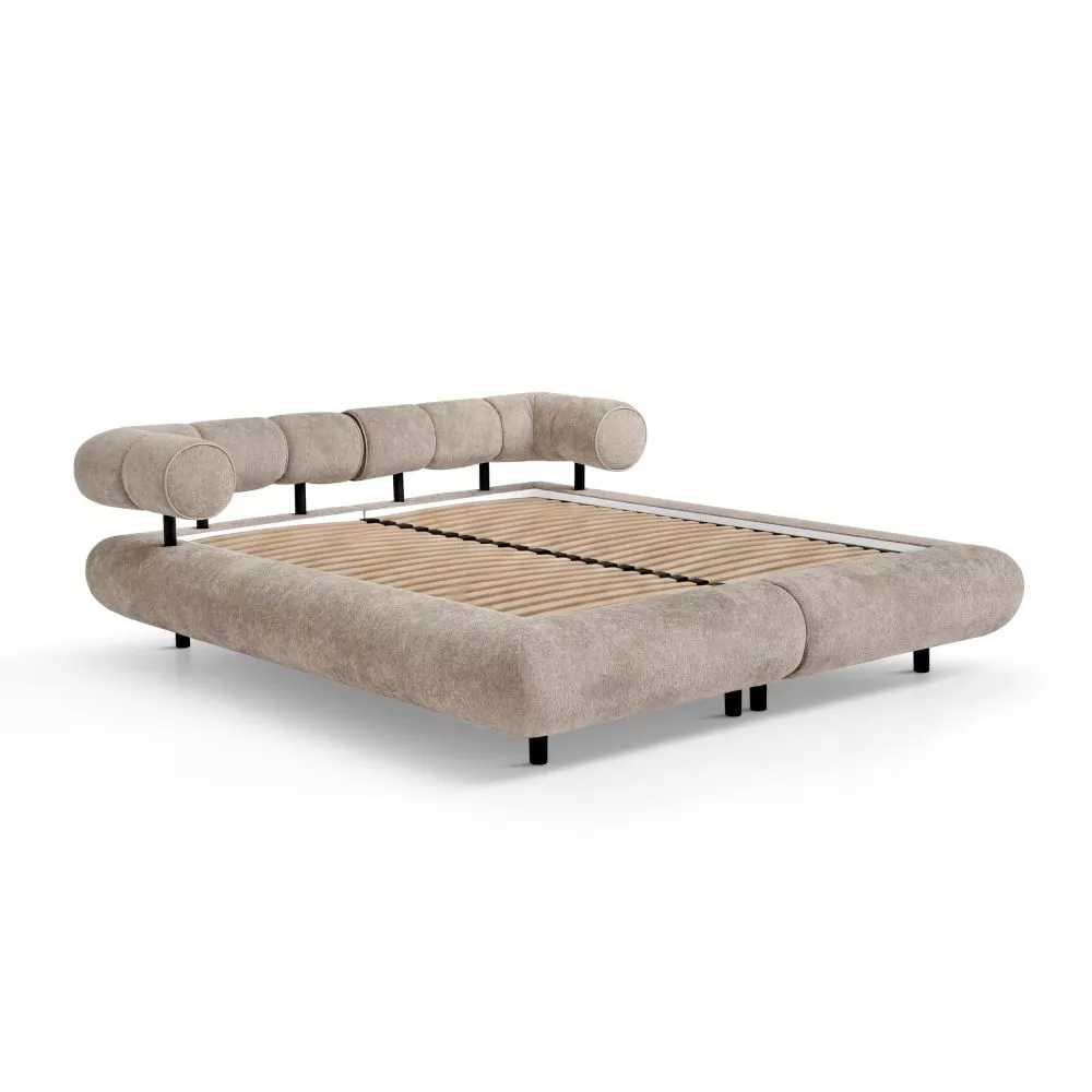 Gulta Luxor standard ar stelāžām Kājiņu izmērs: 11 cm, Guļamvietas platums: 160 cm, Guļamvietas garums: 200 cm, stelāžas