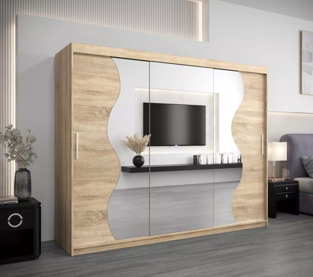 Skapis Madryt · Sonoma · 250 × 62 × 200 cm