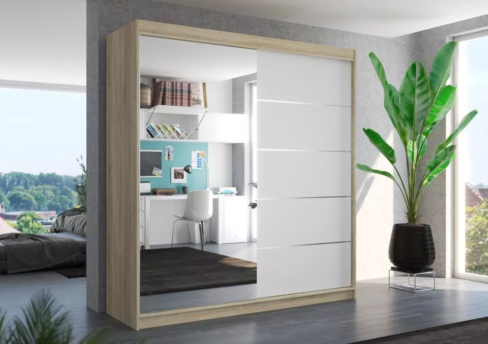 Skapis Oliver 200 · 200 × 58 × 215 cm