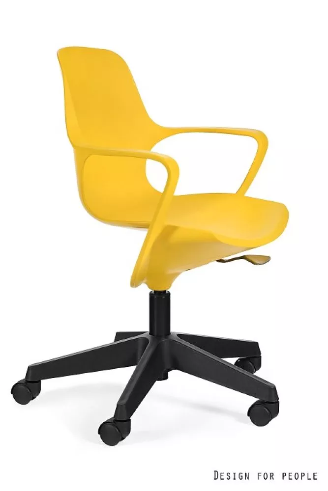 Datorkrēsls Pogo Sēdvietas platums: 35.5 cm, · Dzeltens · 44.5 × 67 × 84.5 cm